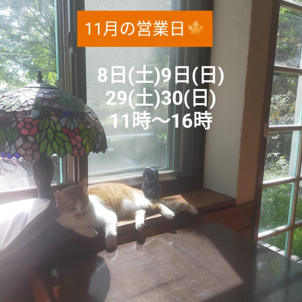 2025年11月WACAFEさんぽみち営業日